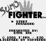 Sumo Fighter Title Screen